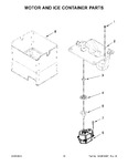 Diagram for 10 - Motor And Ice Container Parts