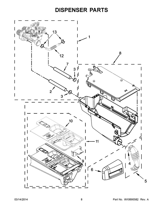 Diagram for MHW5400DW0