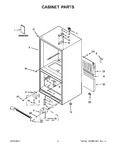 Diagram for 02 - Cabinet Parts