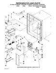 Diagram for 02 - Refrigerator Liner Parts