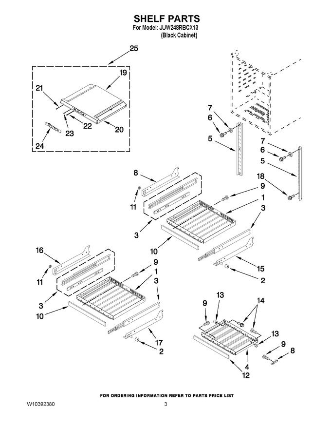 Diagram for JUW248RBCX13