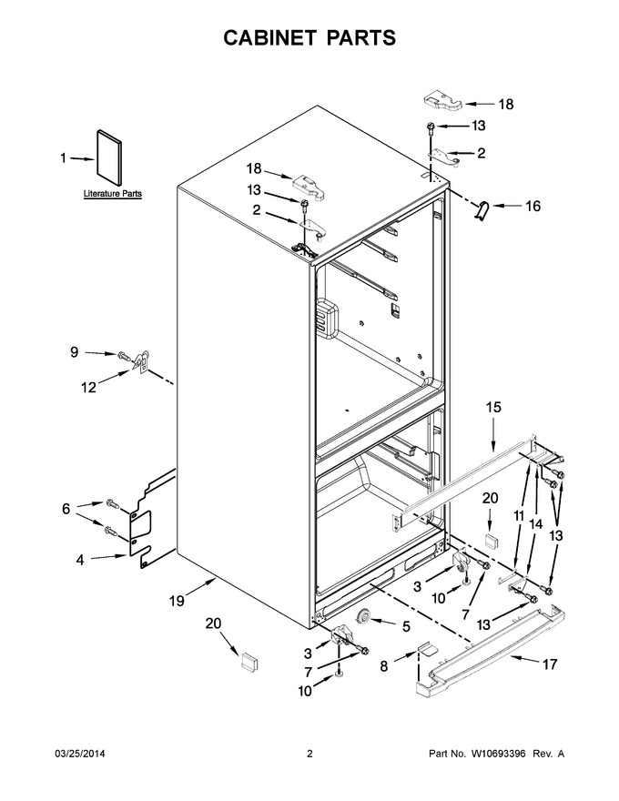 Diagram for MFB2055YEW02