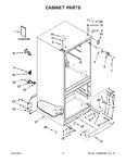 Diagram for 02 - Cabinet Parts