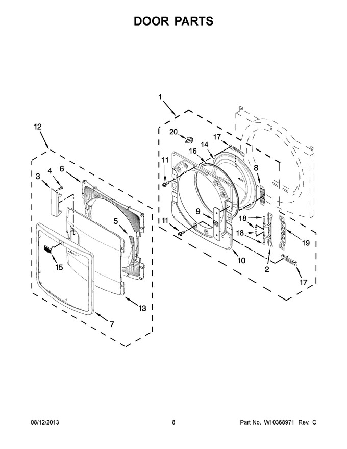 Diagram for YMED7000XG0