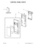 Diagram for 02 - Control Panel Parts