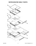 Diagram for 04 - Refrigerator Shelf Parts