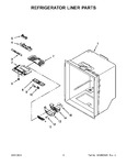 Diagram for 05 - Refrigerator Liner Parts