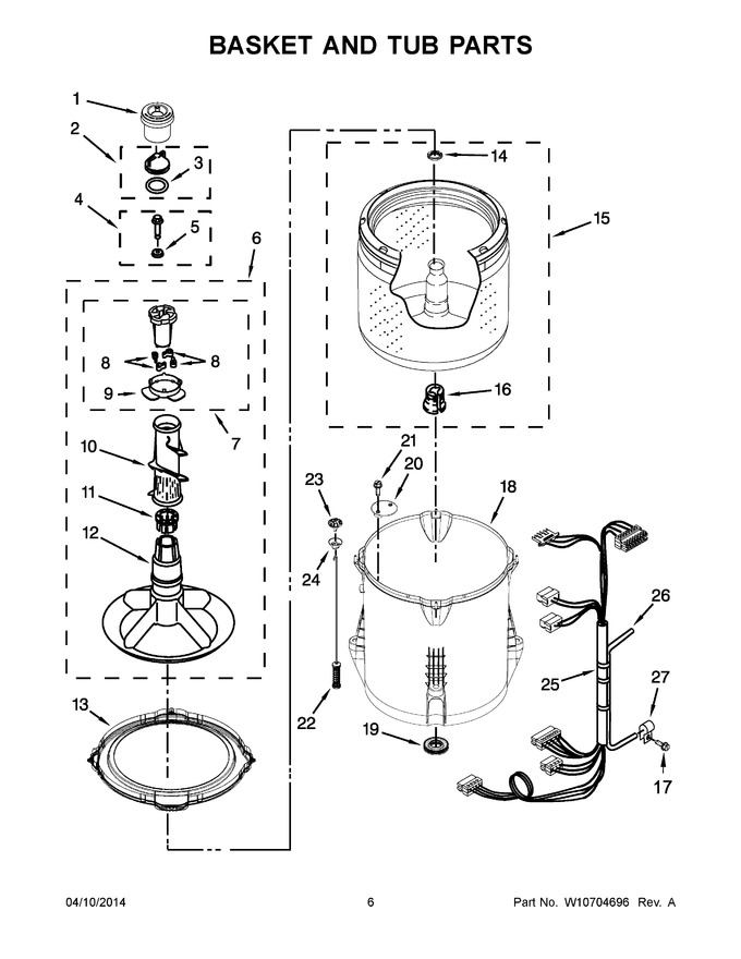 Diagram for MVWC200BW1