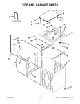 Diagram for 02 - Top And Cabinet Parts