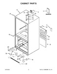 Diagram for 02 - Cabinet Parts