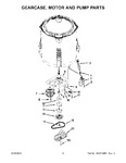 Diagram for 05 - Gearcase, Motor And Pump Parts