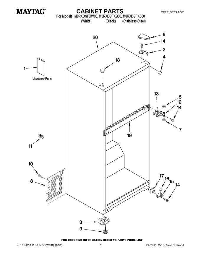 Diagram for M8RXDGFXS00