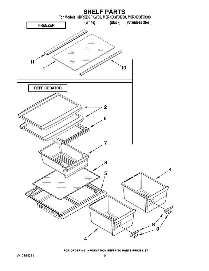 Diagram for M8RXDGFXW00