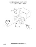 Diagram for 03 - Microwave Oven Cavity Parts