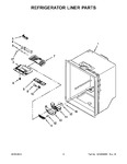 Diagram for 05 - Refrigerator Liner Parts