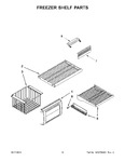 Diagram for 08 - Freezer Shelf Parts