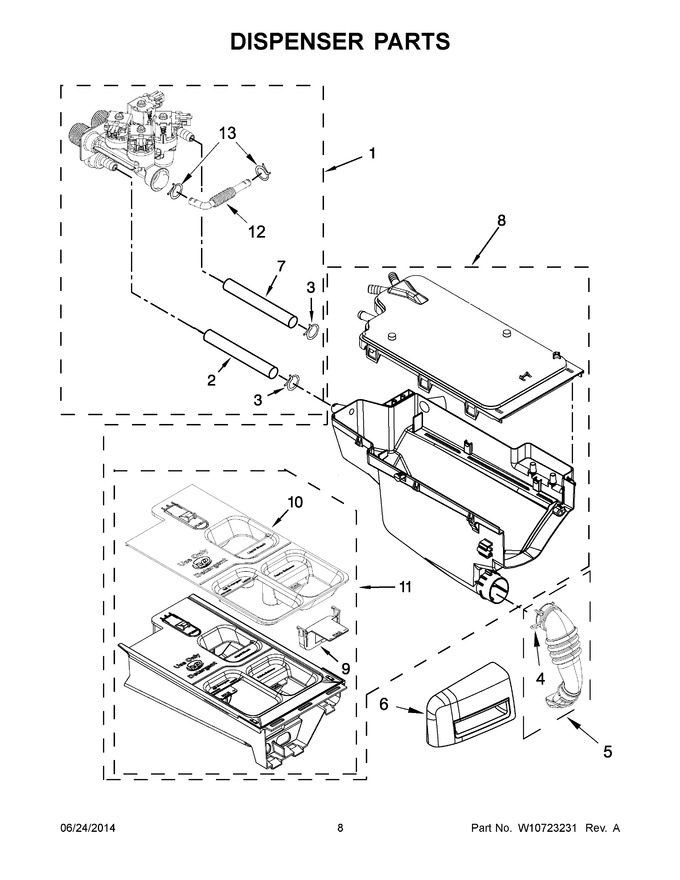 Diagram for MHW4300DC0