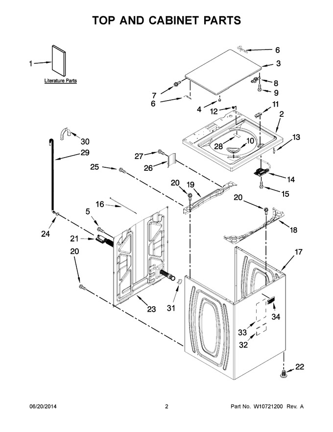 Diagram for MVWC555DW0