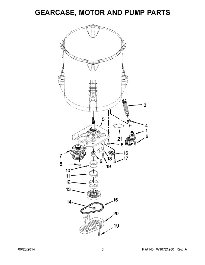 Diagram for MVWC555DW0