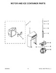 Diagram for 06 - Motor And Ice Container Parts