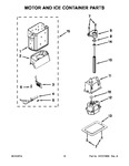 Diagram for 06 - Motor And Ice Container Parts