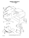 Diagram for 02 - Freezer Liner Parts