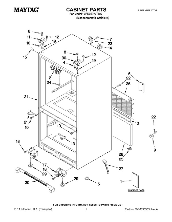 Diagram for MFD2562VEM6