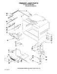 Diagram for 02 - Freezer Liner Parts