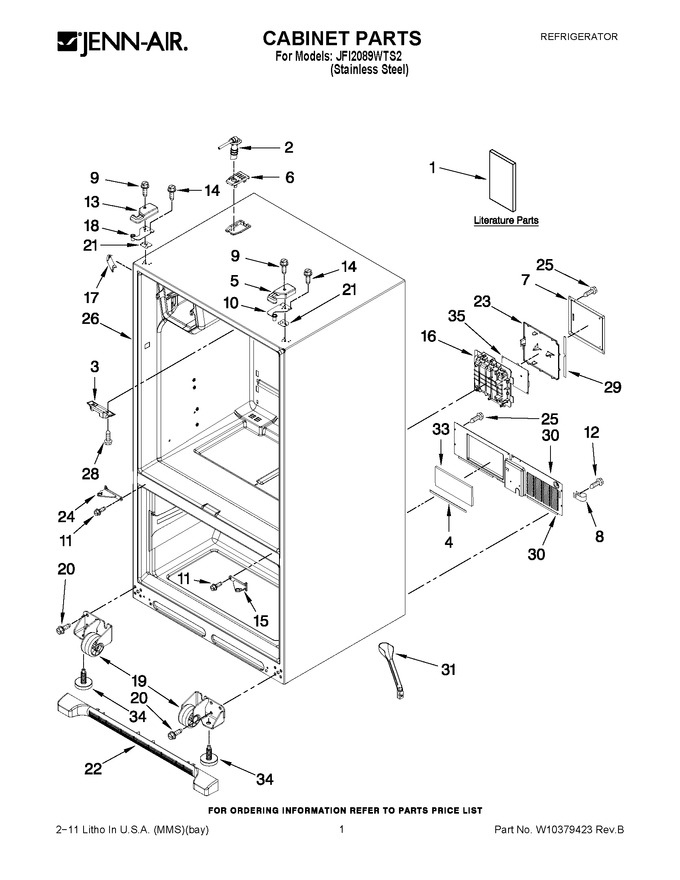 Diagram for JFI2089WTS2