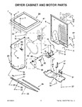 Diagram for 04 - Dryer Cabinet And Motor Parts