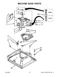 Diagram for 10 - Machine Base Parts