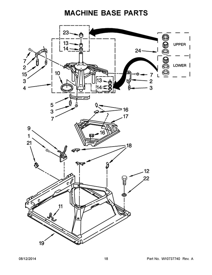 Diagram for MET3800XW2