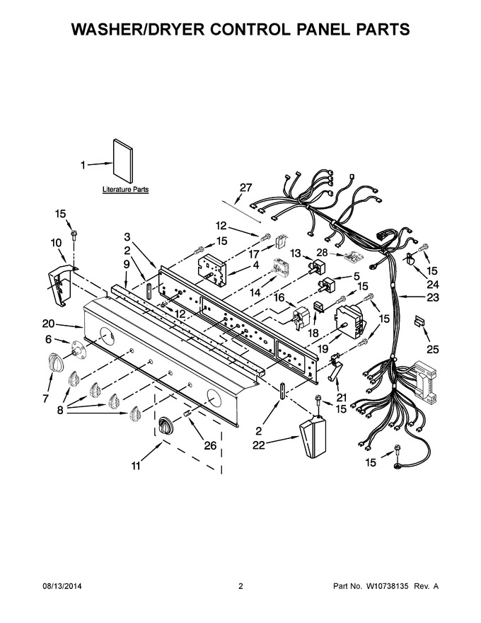 Diagram for YMET3800XW2