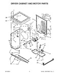 Diagram for 04 - Dryer Cabinet And Motor Parts