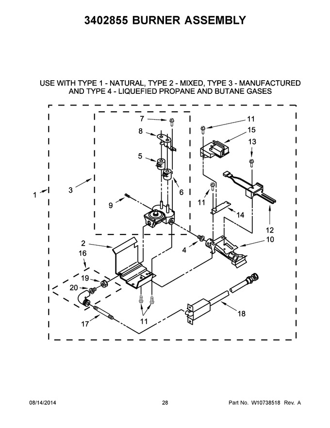 Diagram for MGT3800XW3