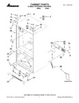 Diagram for 01 - Cabinet Parts