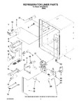 Diagram for 02 - Refrigerator Liner Parts