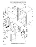 Diagram for 02 - Refrigerator Liner Parts