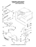 Diagram for 03 - Freezer Liner Parts