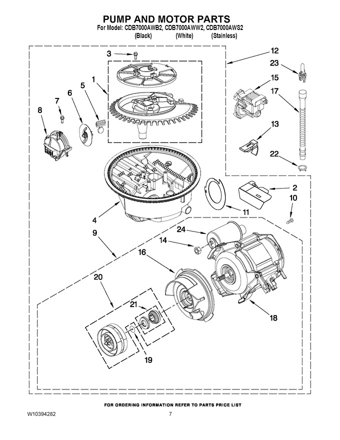 Diagram for CDB7000AWW2