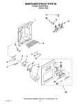 Diagram for 08 - Dispenser Front Parts