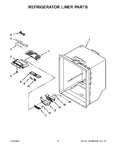 Diagram for 03 - Refrigerator Liner Parts