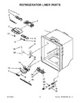 Diagram for 03 - Refrigerator Liner Parts