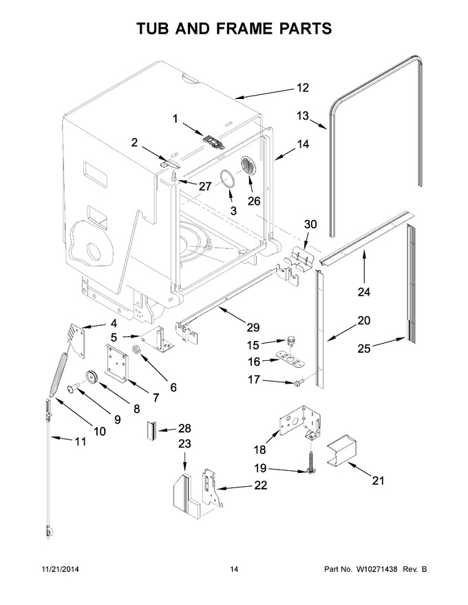 Diagram for MDBH980AWW1