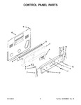 Diagram for 03 - Control Panel Parts