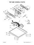 Diagram for 02 - Top And Console Parts