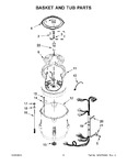 Diagram for 04 - Basket And Tub Parts