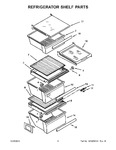 Diagram for 04 - Refrigerator Shelf Parts