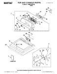 Diagram for 01 - Top And Console Parts