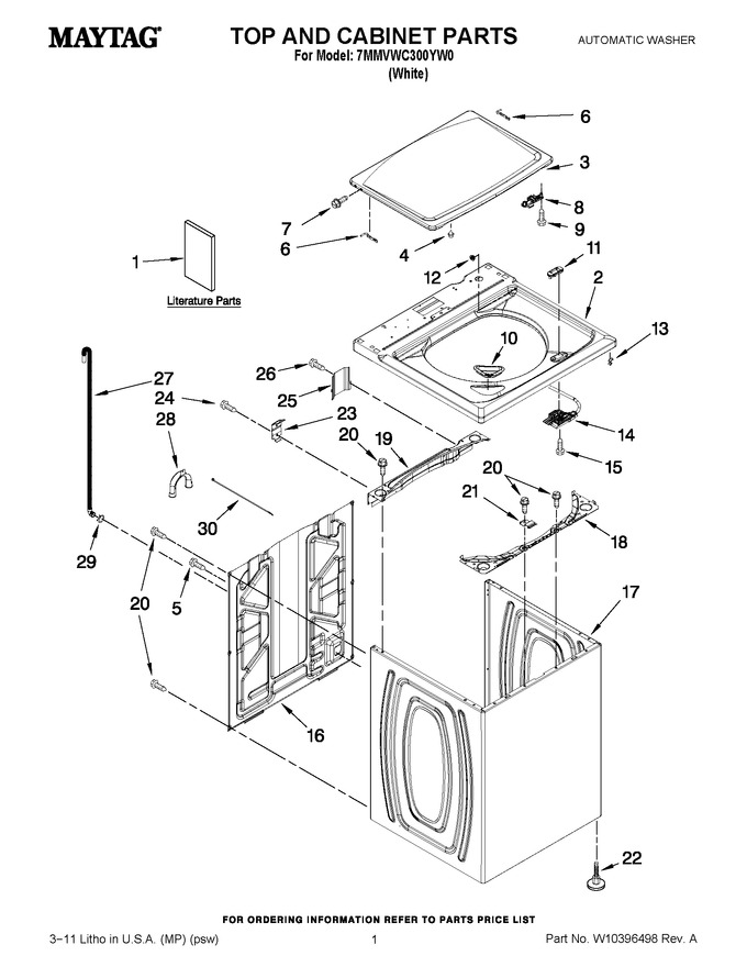 Diagram for 7MMVWC300YW0